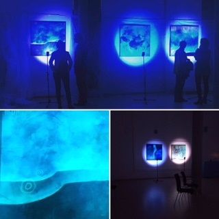 KULTURISTEN nachspiel  oktober 2017. Kunst & scenefestival. 
Filip Sande fremførte BUBBLETALK på cello. Maleriene fra BUBBLETALK vil henge i Nesodden kommunes lokaler frem til 1/12 - 2017.  